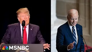 Biden at this year's National Prayer Breakfast vs. Trump at the 2017 breakfast