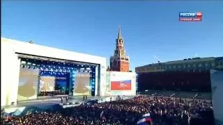 Patriotic Song (Vocal) Slavsya Rus - Russian Anthem [1991-2000] on Red Square 2015