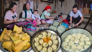 Uncovering the Secret Recipe: The Mysterious World of Village Pork Momos || Pork momo #mukbang