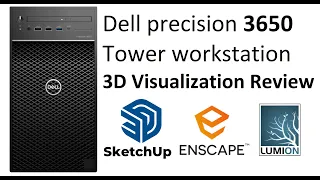Best Computer for 3d modeling and rendering | Dell Precision 3650 | Nvidia RTX A4000 review