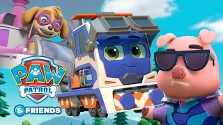 PAW Patrol and Mighty Express Animal Rescue Episodes! Cartoons for Kids Compilation 52