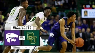 Kansas State vs. Baylor Basketball Highlights (2018-19) | Stadium