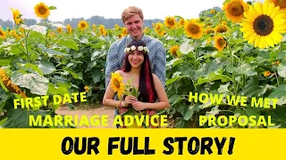 ♥Our Love Story! 1 Year Married How We Met, Proposal, Knowing He's The One, Long Distance etc Q&A