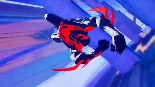 Spiderman 2099 Test Animation Footage for Spider-Man: Across The Spider-Verse