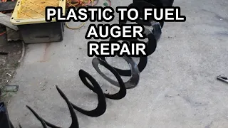 Plastic into Fuel Reactor | Repair of Auger Blades