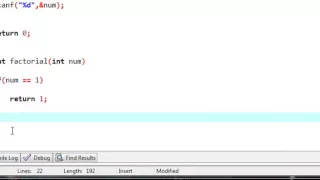 C Programming   35   Factorial of a number using recursive function