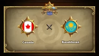 Канада vs Казахстан | Canada vs Kazakhstan | Hearthstone Global Games (14.06.2017)