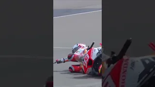 MotoGP Crash - Marc Marquez "Strike" Johann Zarco on Practice session GermanGP2023