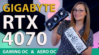 Gigabyte RTX 4070 Gaming OC & Aero OC Review