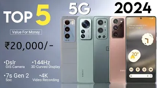 Top 5 Mobile Phones Under 20000 [ March 2024 ] - 5G | 144Hz 3D, 12GB Ram, 7s Gen 2 Soc, 4K |