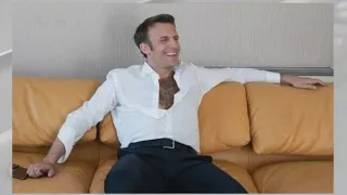 Emmanuel Macron bares his chest to attract younger voters