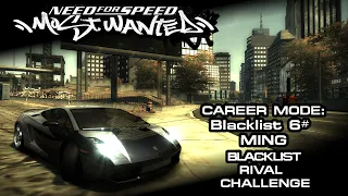 NFS: Most Wanted (2005) - Blacklist #6: Ming - Blacklist Rival Challenge (PC)