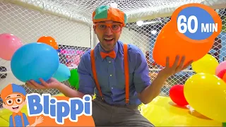 The Balloosionist - Learn Rainbow Colors - Blippi | Kids Cartoons & Nursery Rhymes | Moonbug Kids