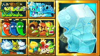 Random 20 Team Plants vs Team Gargantuar Frozen - Who Will Win? - PVZ 2 Challenge