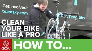 How To Clean Your Bike Like A Pro Team Mechanic With Team Sky