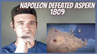 AMERICAN REACTS TO Napoleon Defeated Aspern 1809 l REACTION!