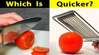 Are kitchen gadgets FASTER than a knife?