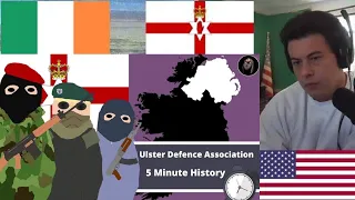 American Reacts Who Were the UDA (Ulster Defence Association)? | 5 Minute History: Episode 2