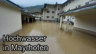 Hochwasser in Mayrhofen