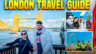 LONDON TRAVEL GUIDE IN PUNJABI | TRAVELLING TO LONDON | BEST THINGS TO DO IN LONDON | LONDON VLOG