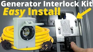 Home Generator Interlock Kit Installation - EASY!
