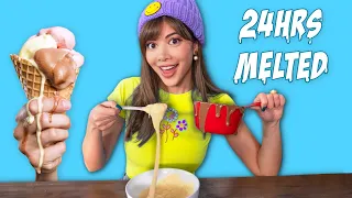 Eating ONLY Melted Foods for 24 Hours