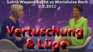 Wie bei Maischberger mit Sahra Wagenknecht zu Gast schwerste Verbrechen komplett geleugnet wurden