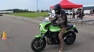 Gymkhana practice, Kawasaki Z900RS Cafe [September 26, 2021]