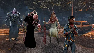 DBD | Survivor Gameplay Against Pyramid Head & Dredge & Nemesis (No Commentary)