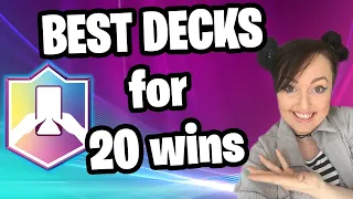 TOP BEST DECKS for 20 WIN NO TILT CHALLENGE in CLASH ROYALE 2020