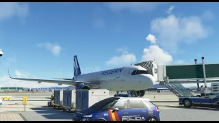 MSFS | HD | E4 Barcelona - Lisbon | A320neo | Aegean Airlines