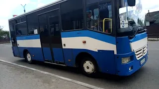 Поездка в автобусе БАЗ А08110 "Волошка" - Ukraine 2022