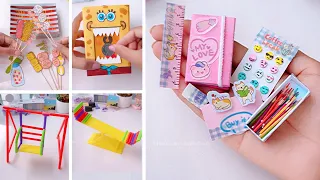 DIY easy paper craft ideas when you’re bored | school supplies | Coins Bank | miniature paper craft