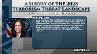 Policy Forum: Counterterrorism Lecture Series: A Survey of the 2023 Terrorism Threat Landscape