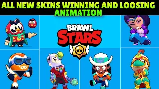 Brawl Stars Season 11 All Skins Winning and Losing Animations