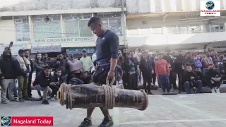 Farmer Walk challenge (75x2=150KG) || Hornbill International Strongman Competition 2022 in Nagaland.