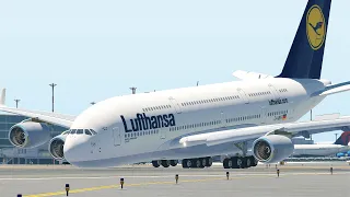 A380 Pilot Taking Off With Nose Gear Failure After Emergency Landing [XP11]