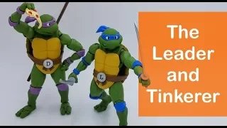 Teenage Mutant Ninja Turtles S.H. Figuarts Figures Unboxing Leonardo and Donatello