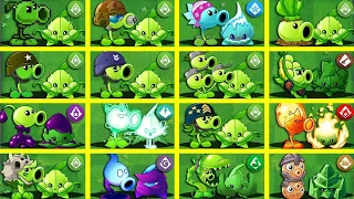 All PEA & Mint Plants Battlez - WHich Pair Plant Will Win? - PvZ 2 Team Plant vs Team Plant