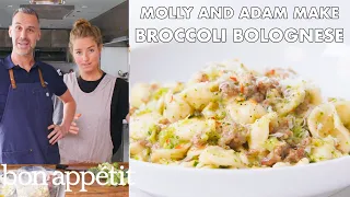 Molly and Adam Make Broccoli Bolognese | From the Test Kitchen | Bon Appétit