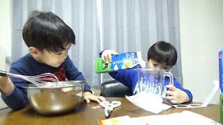 喧嘩しながらおやつ作り　ひなごんおいちゃんどんちゃん　三兄弟　　SunflowerTV