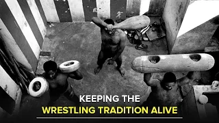 Traditional sports wrestling fighting for survival - Star of Mysore