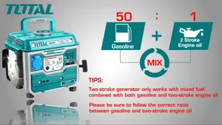 Total Gasoline Generator 800W
