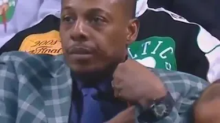 When Lebron James and Clevland Cavaliers Almost Ruined Paul Pierce Jersey Retirement Night!
