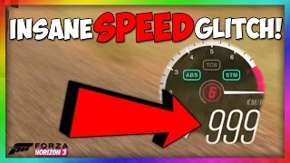 INSANE SUPER SPEED GLITCH! TOP SPEED GLITCH! - Forza Horizon 3 (Xbox One & PC) | Zinx