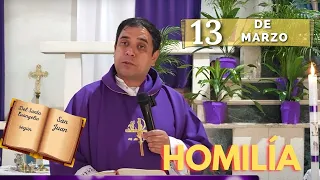 EVANGELIO DE HOY miércoles 13 de marzo del 2024 - Padre Arturo Cornejo