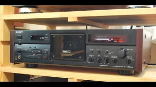 SONY TC - K555ESL STEREO CASSETTE DECK ( VIDEO FULL HD )