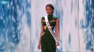 Miss Universe 2023 Philippines' bet Michelle Marquez Dee evening gown preliminary competition