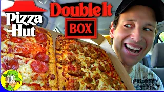 Pizza Hut® DOUBLE IT BOX PIZZA Review ✌️📦🍕 | Peep THIS Out! 🕵️‍♂️