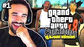 MEJORES MOMENTOS de ILLOJUAN en GTA SAN ANDREAS | #1 | 🚨